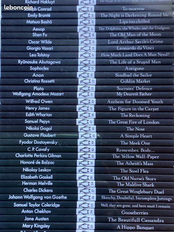 Colllection complète neuve et scellée 80 Penguin Little black classics (image 3)