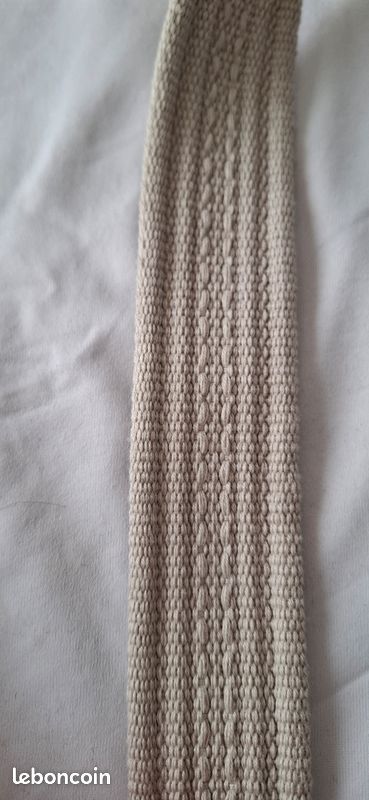 Ceinture Celio Grise Réglable - Longueur 120 Cm, Occasion Bon état
