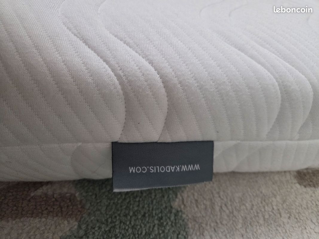 Matelas bébé Coco latex 120x60 Kadolis (image 2)