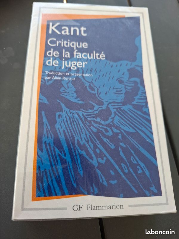 Livre Critique de la faculté de juger de KANT (image 2)