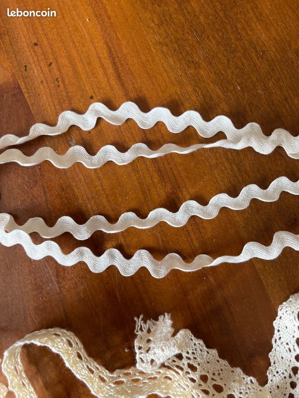 Lot de galon dentelle croquet (image 3)