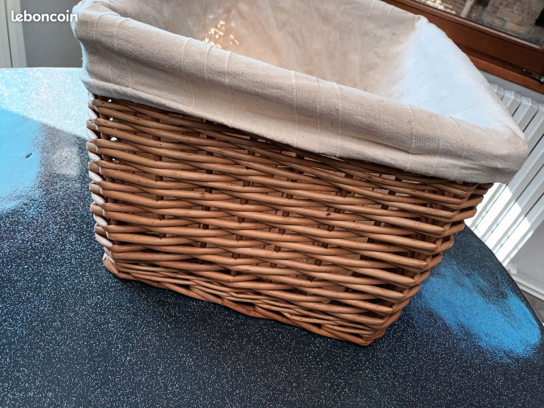 Grand panier osier (image 3)