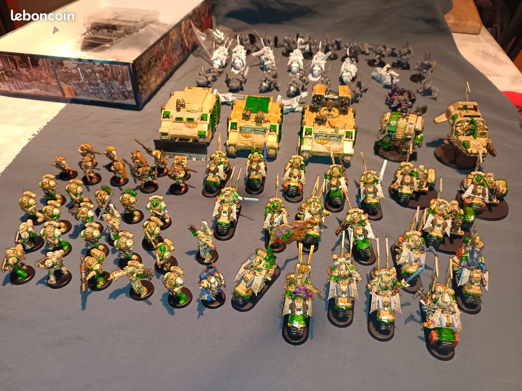 Warhammer 40K / 30K armée Dark Angels firstborn partiellement OOP/collector (image 1)