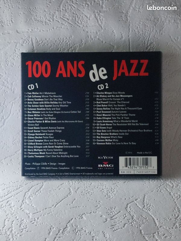 100 Ans De Jazz Double Album (image 3)