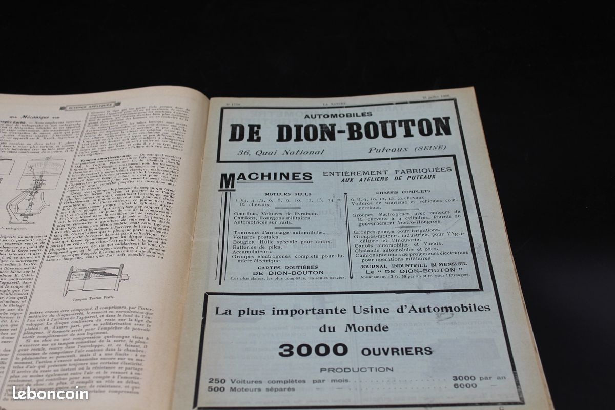 Ancien magazine la nature revue des sciences (image 4)