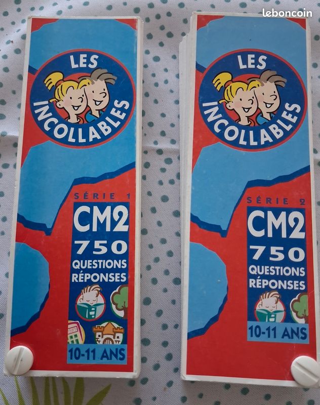 Fiches"Les incollables" niveau CM2 (image 1)