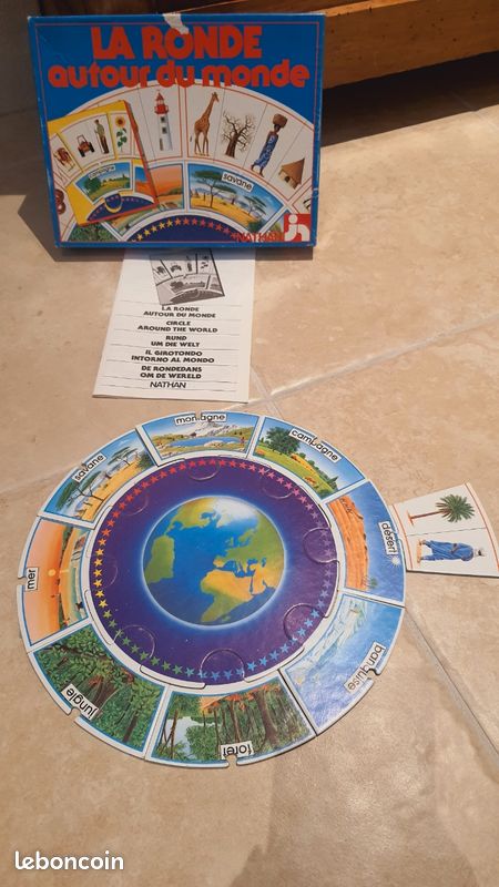 Jeu de soci t vintage La ronde autour du monde - Jeux Jouets