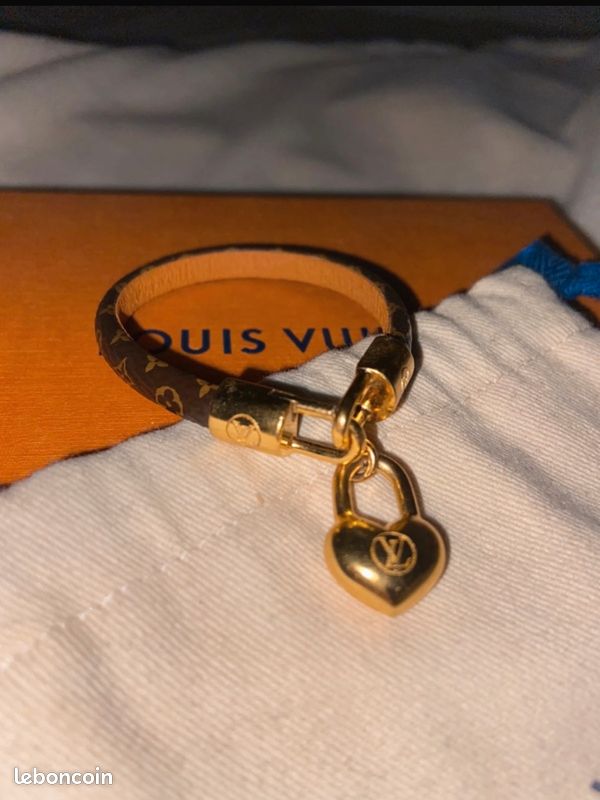 Bracelet LV Padlock Autres Cuirs - Bijoux de luxe