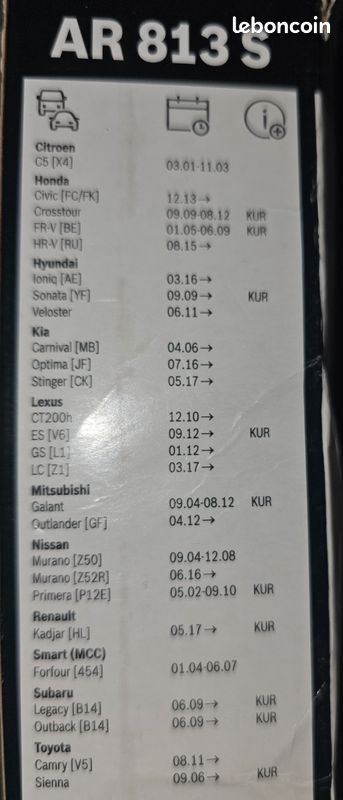 Essui glace Bosch AR813S (image 2)