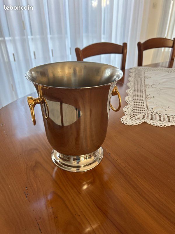Guy Degrenne SEAU A CHAMPAGNE VINTAGE - Ice bucket - 18-8 - Inox
