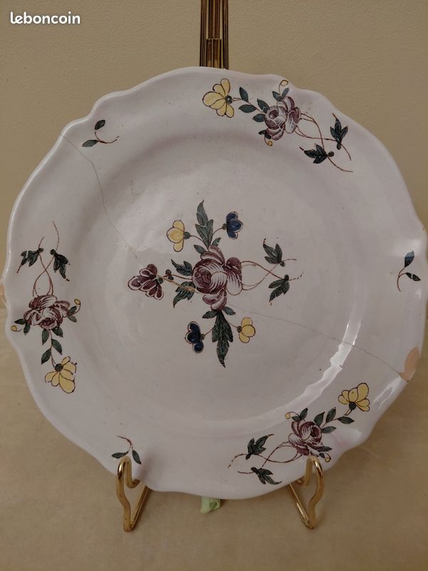 6 assiettes Saint - Sever vintage (image 9)