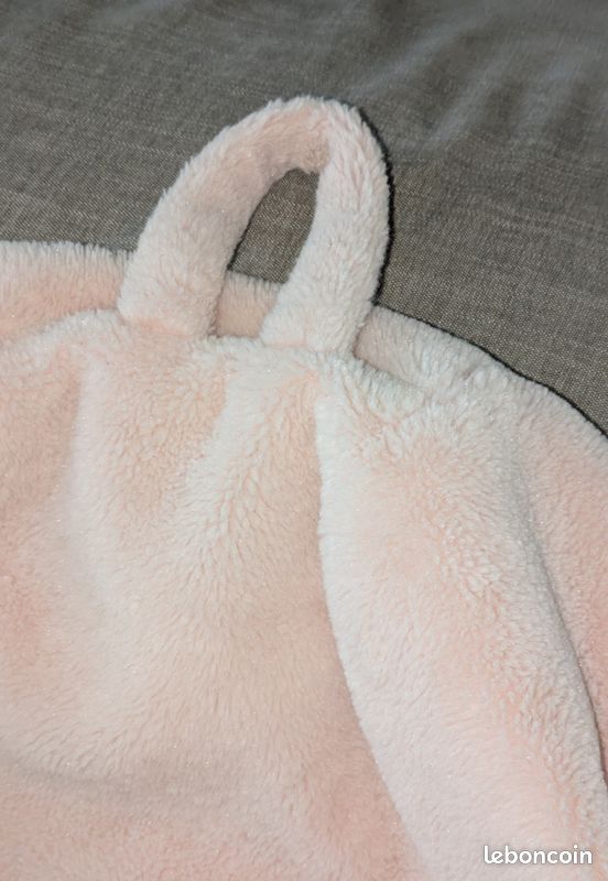 Pouf Poire rose tout doux (image 2)