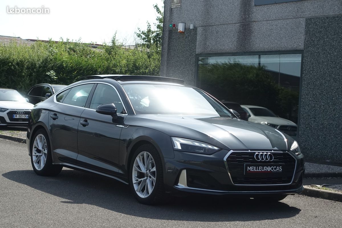 A5 Sportback 35 Tdi S-Tronic Mhev 163ch Virtual cockpit/Cuir sport chauffant/Toit ouvrant/Caméra/Régulateur adaptatif/Carplay/1°main/Garantie 12 mois (image 5)