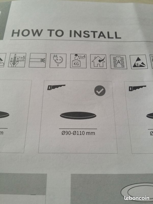 Spot led extra-plat 9W (image 3)