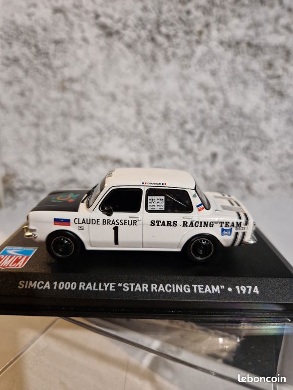 SIMCA 1000 Rallye 3 Blanche 1978 IXO 1/43