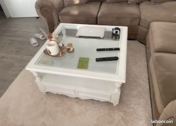 Canapé d'angle et table basse (image 3)