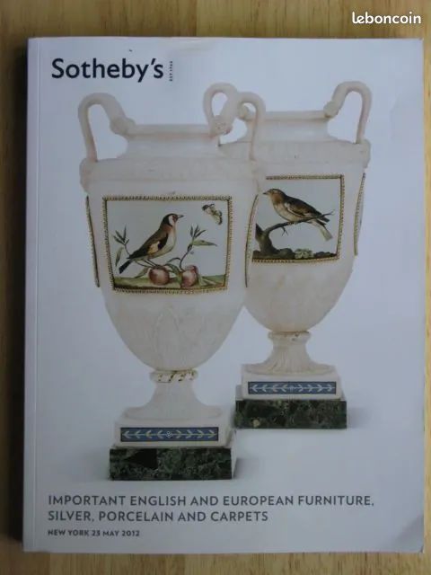 Important English And European Furniture Silver Porcelain And Carpet New York 23 May 2012 /Enchères Sotheby's (image 1)
