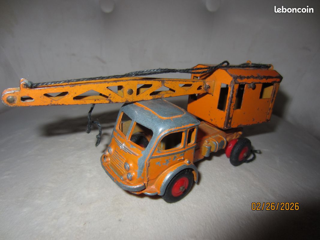 Camion Renault CIJ 1000 Kg à Restaurer - Modèle Français En Zamak - Occasion - Couleur Jaune