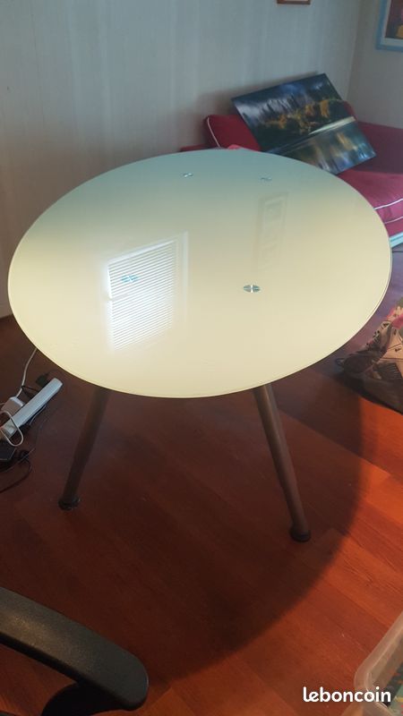 Table ovale verre (image 2)