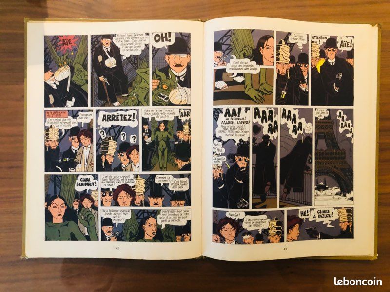 BD Adèle Blanc Sec EO 1976 le Démon de la Tour Eiffel par Tardi (image 7)