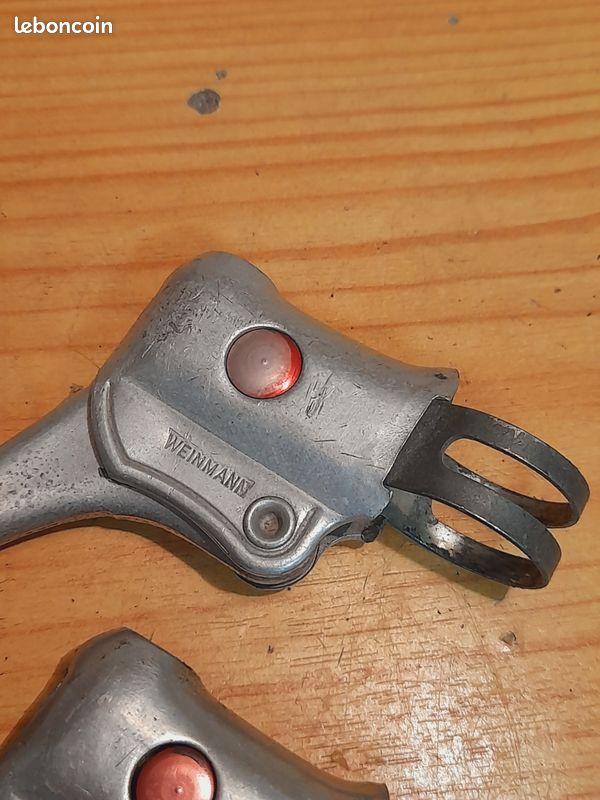Set Leviers De Frein Weinmann VTT Route Vintage – NOS (ancien Stock, Noir, Aluminium)