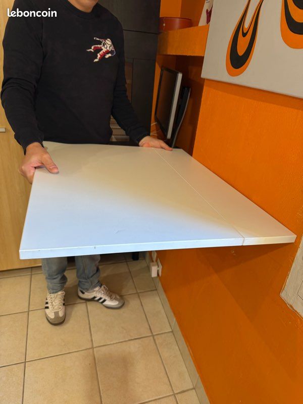 Table Murale Pliante IKEA NORBERG Blanche 74x60 Cm - Neuve Sous Blister