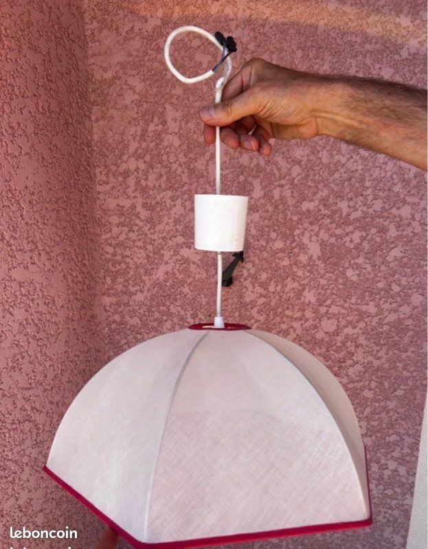 Abat-jour en tissu (image 1)