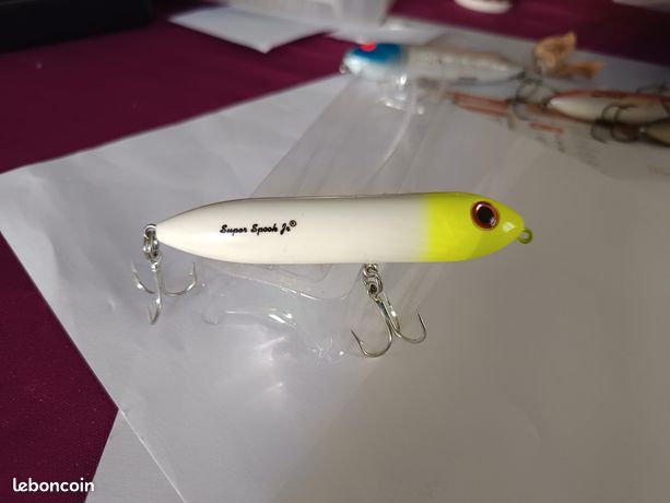 Leurre de pêche vintage Heddon Super Sonic excellent et propre