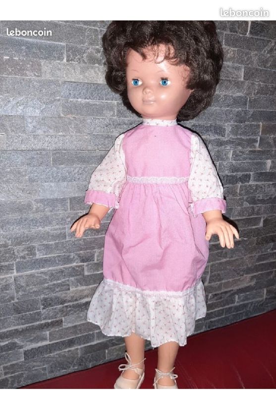 Poupée ancienne brune SNF 55CM grande taille (image 7)