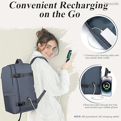 Bagage Cabine Sac à Dos Voyage 40x20x25 pour Ryanair Bagage à Main