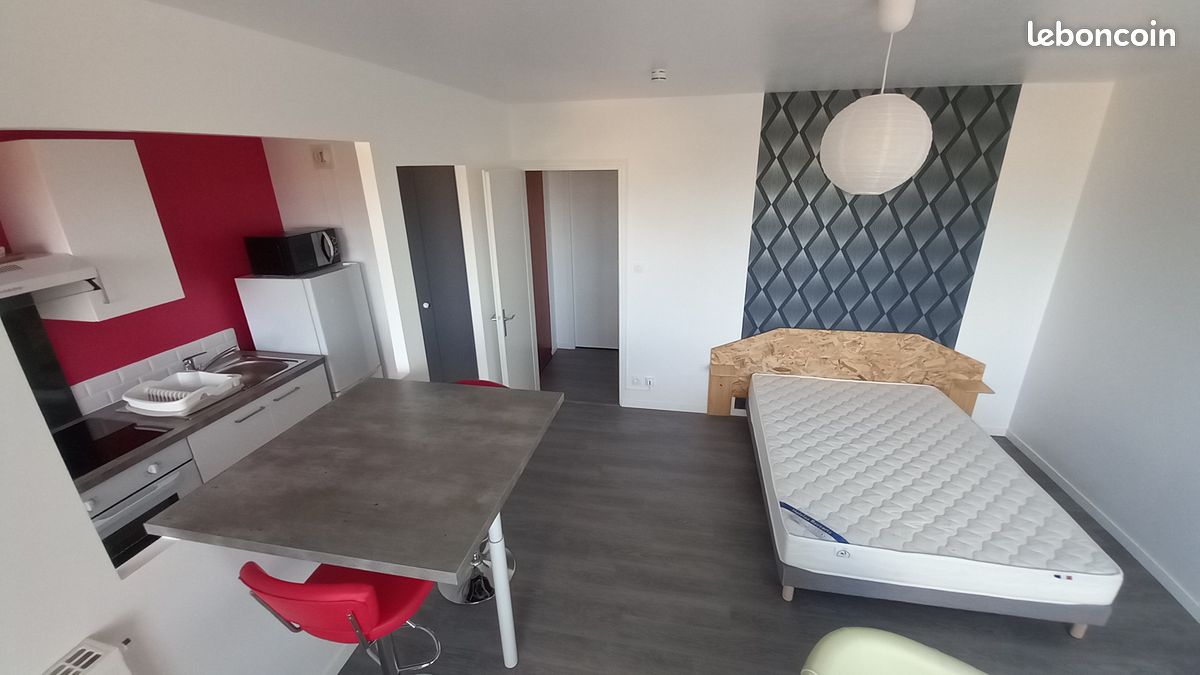 Appartement a louer cherbourg-en-cotentin - 1 pièce(s) - 30 m2 - Surfyn