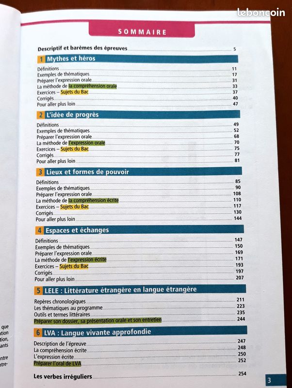 Objectif BAC Anglais Terminale Toutes séries de Karine FONTAINE. Hachette Livre 2017 (image 2)