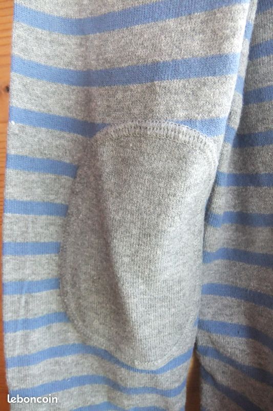 Pull Femme Camaïeu - Taille 40/42 - Bleu - Laine Et Alpaga - Occasion Très Bon état