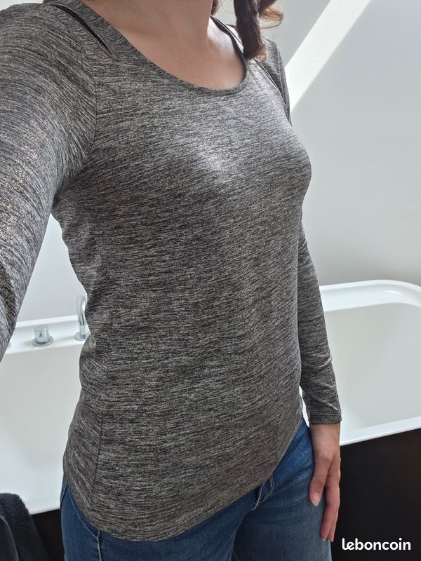 Pull Camaïeu Rose Femme - Taille 36/S/1, Acrylique, Occasion Bon état