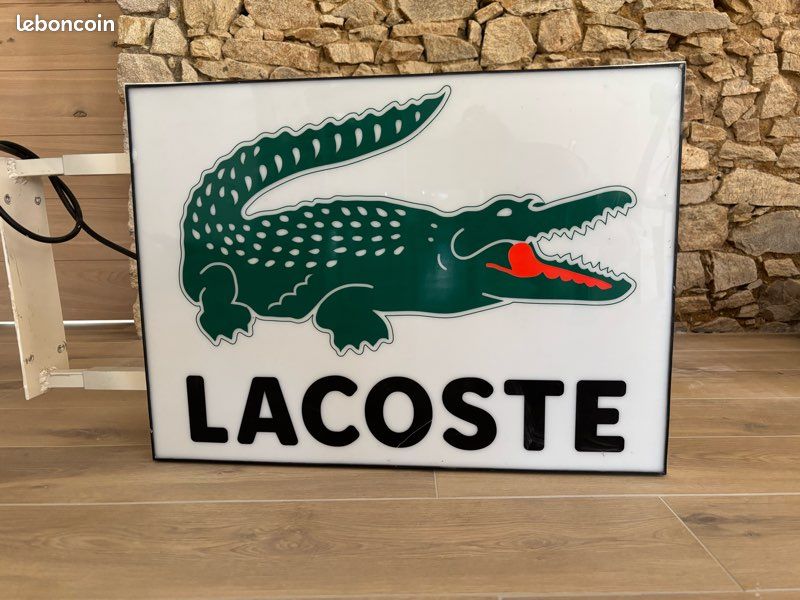 LACOSTE VINTAGE- Enseigne Lumineuse Décoration