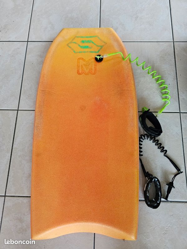 Leash Spiralé Bodyboard Sniper Pour Biceps - Amaury Lavernhe - Double Émerillon INOX