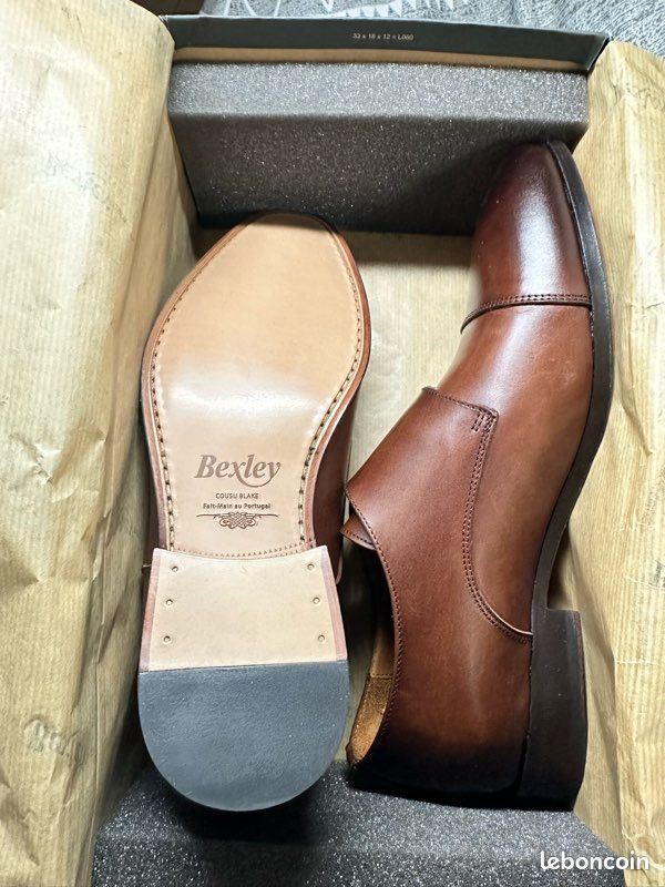 Chaussures boucle Cognac Patiné 39 (image 6)