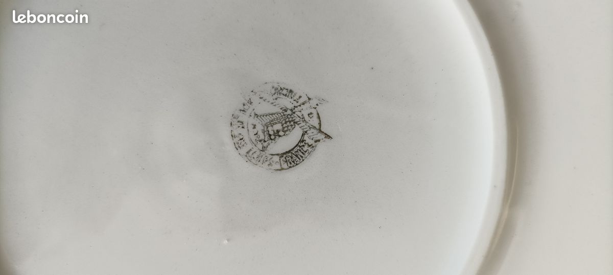 Plat a dessert cygnes moulin des loups vintage (image 7)