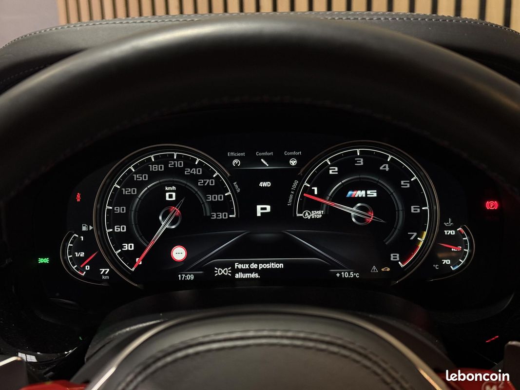 Bmw serie 5 m5 4.4 600 bva berline g30 f90 toit ouvrant fr pas de malus (image 30)