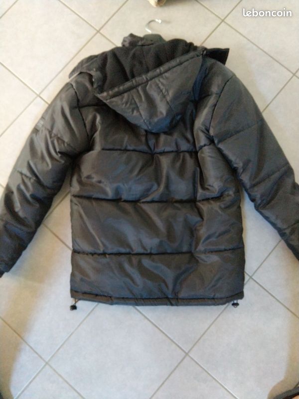 Doudoune longue homme noire taille S (image 2)