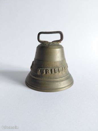 PETITE CLOCHE EN Bronze/ Laiton Saut Du Doubs - Ancienne - Art