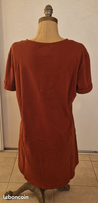 Robe droite marron Forever 21 taille M (image 2)