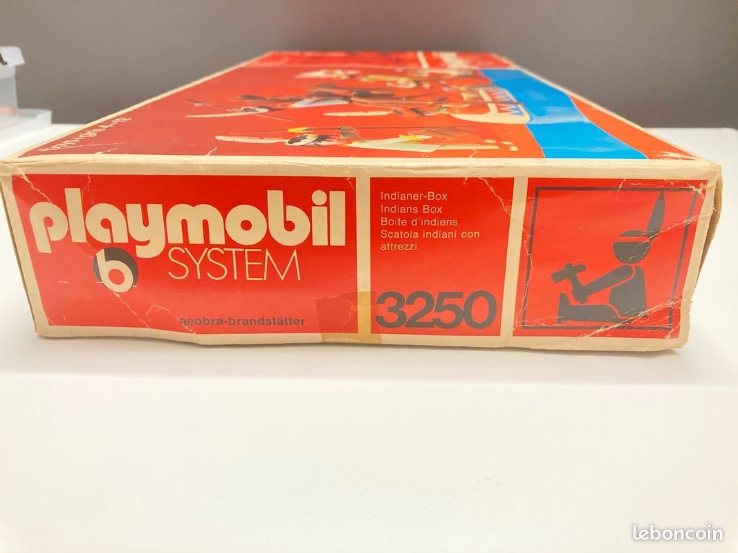Playmobil roulotte de chantier, vintage, ref 3207, complet en boite - Jeux & Jouets