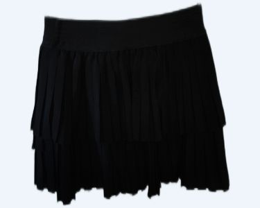 Jupe Plissée Noire Zara En Lin - Taille M - Occasion Très Bon état - Style Classique Et Confortable
