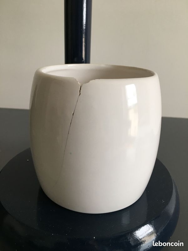 2 Accéssoires de WC en bois bleu marine (image 4)
