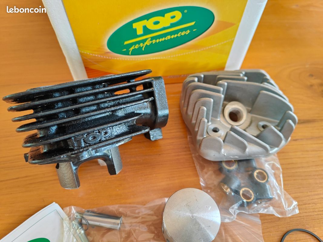 Cylindre LUDIX air d40 fonte avec culasse TOP PERFORMANCE (image 2)