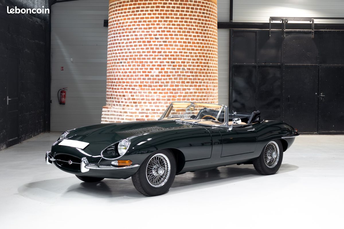 Jaguar Type E Série 1.5 Convertible 4.2L - Vert British Racing (image 1)