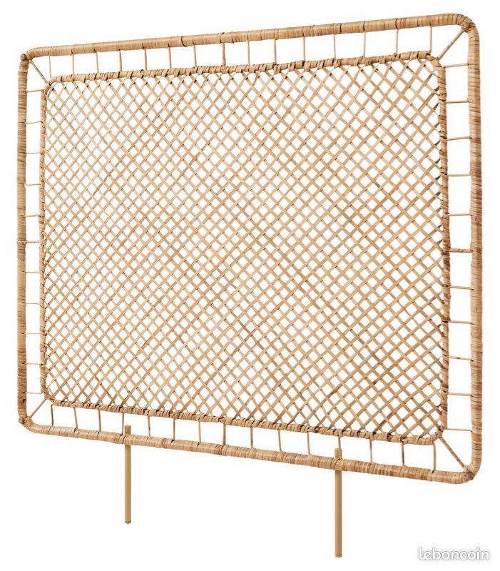 Tête de lit, fait main rotin (IKEA) x2 (image 1)