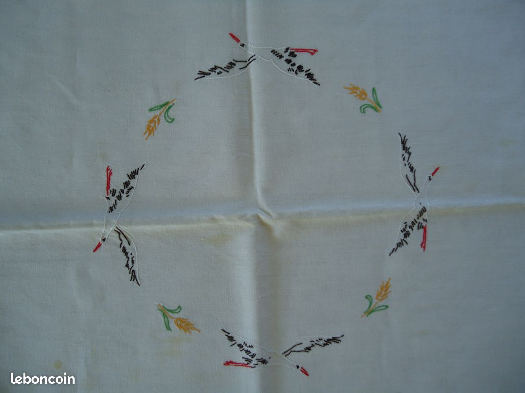 Nappe broderie coton alsaciens alsaciennes (image 5)