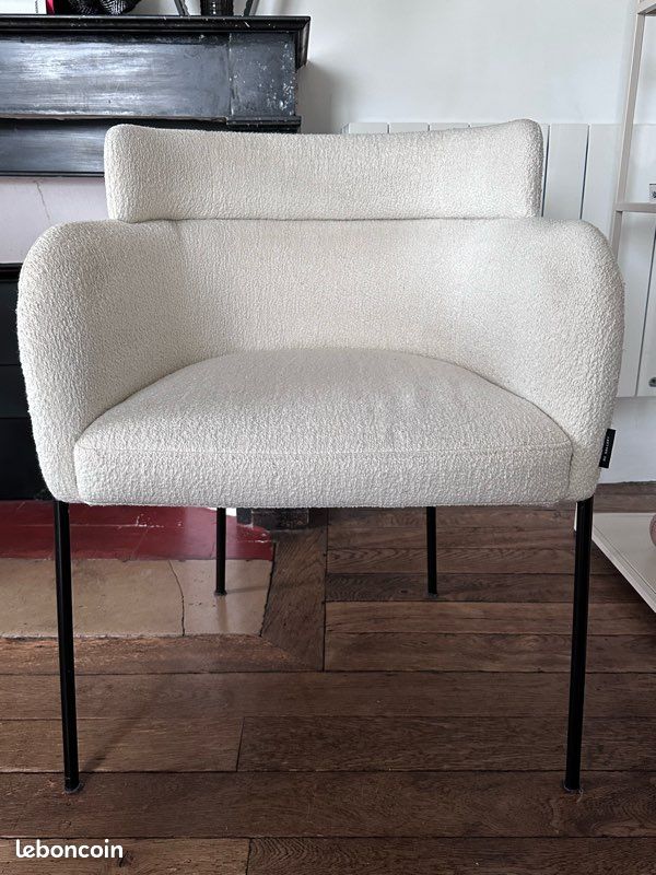 Fauteuil NV Gallery - bouclette écrue (image 2)